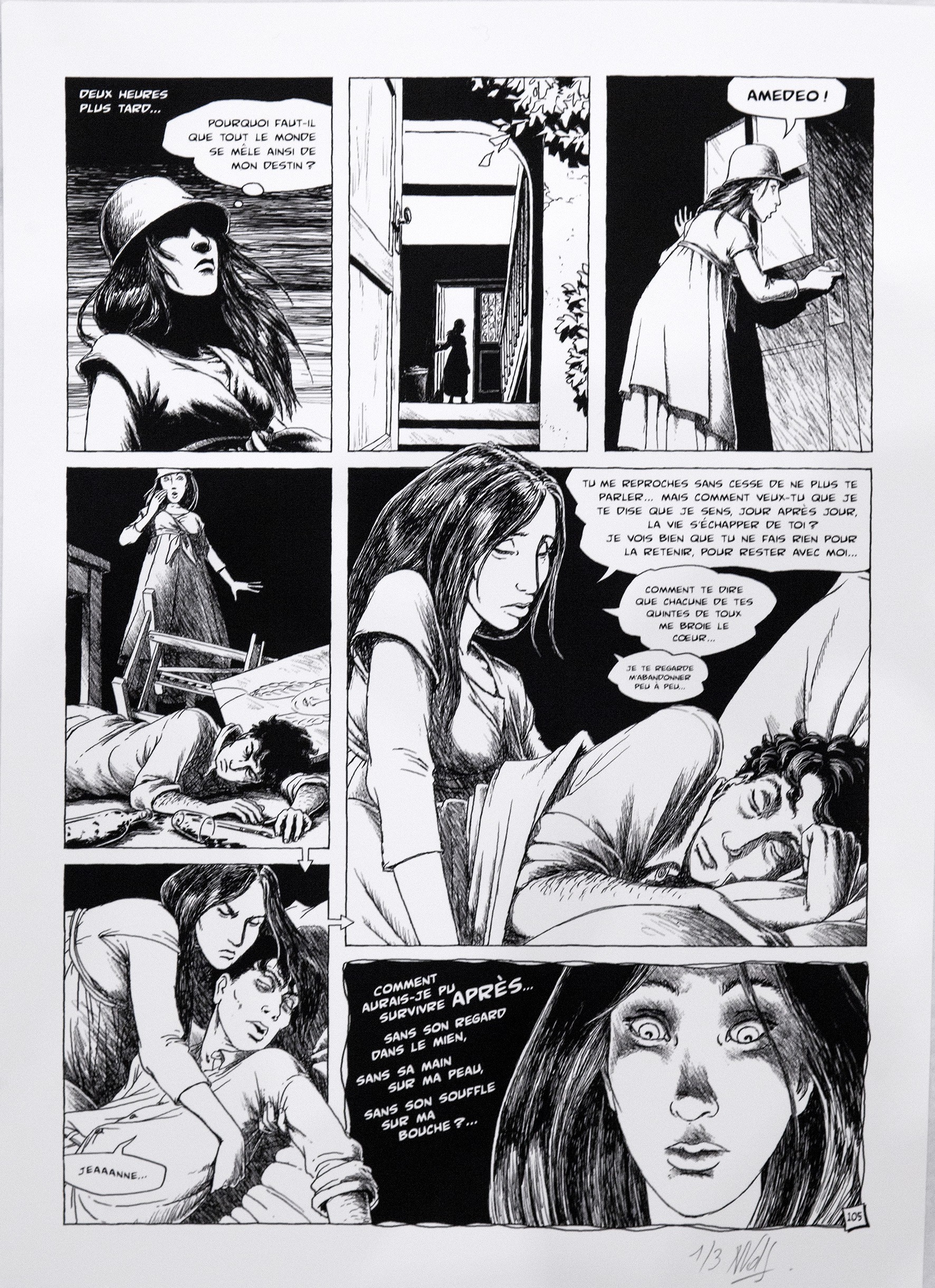 Nadine Van Der Straeten, Jeanne Hébuterne - Planche 105 Nadine Van Der Straeten, Jeanne Hébuterne - Planche 105
