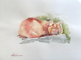 Painting, Fox, Artyom Abrahamyan