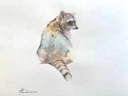 Painting, Raccoon, Artyom Abrahamyan