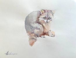 Painting, Raccoon, Artyom Abrahamyan