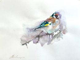 Painting, Gold Finch, Artyom Abrahamyan