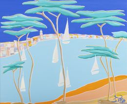 Peinture, Douceur à Saint Tropez, Sophie Petetin