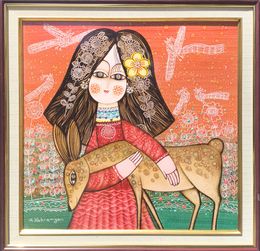 Painting, Embrace of Innocence, Armen Vahramyan