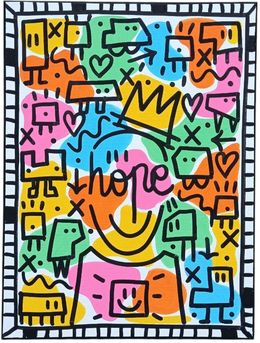 Painting, Mr.Hope Happy color, MrHope