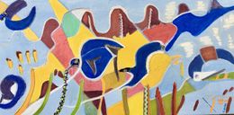 Peinture, Flying away - L'envol, Catherine Clare