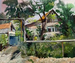 Painting, Hidden in Green, Vahe Bagumyan