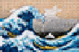 Peinture, Great Wave, Marie KVK