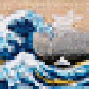 Painting, Great Wave, Marie KVK