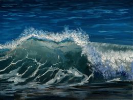 Painting, Wave, Aisylu Burangulova (Ayza)