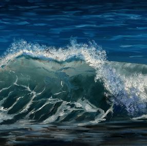 Painting, Wave, Aisylu Burangulova (Ayza)