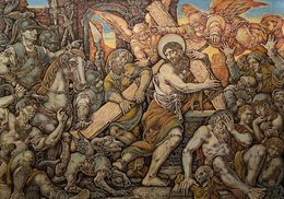 Painting, Passion of Christ. Carrying the Cross, Oleg Litvinov