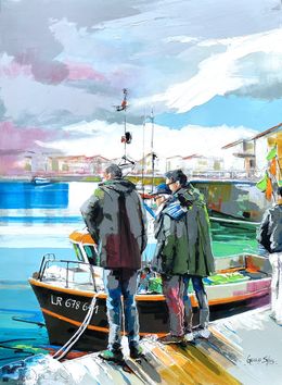 Painting, Les Non-chalands, Sylvie Gerard