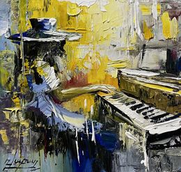 Painting, Golden Nocturne, Vahe Bagumyan