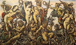 Painting, Mars and Venus, Oleg Litvinov