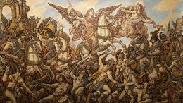 Peinture, Judas Maccabee, Oleg Litvinov
