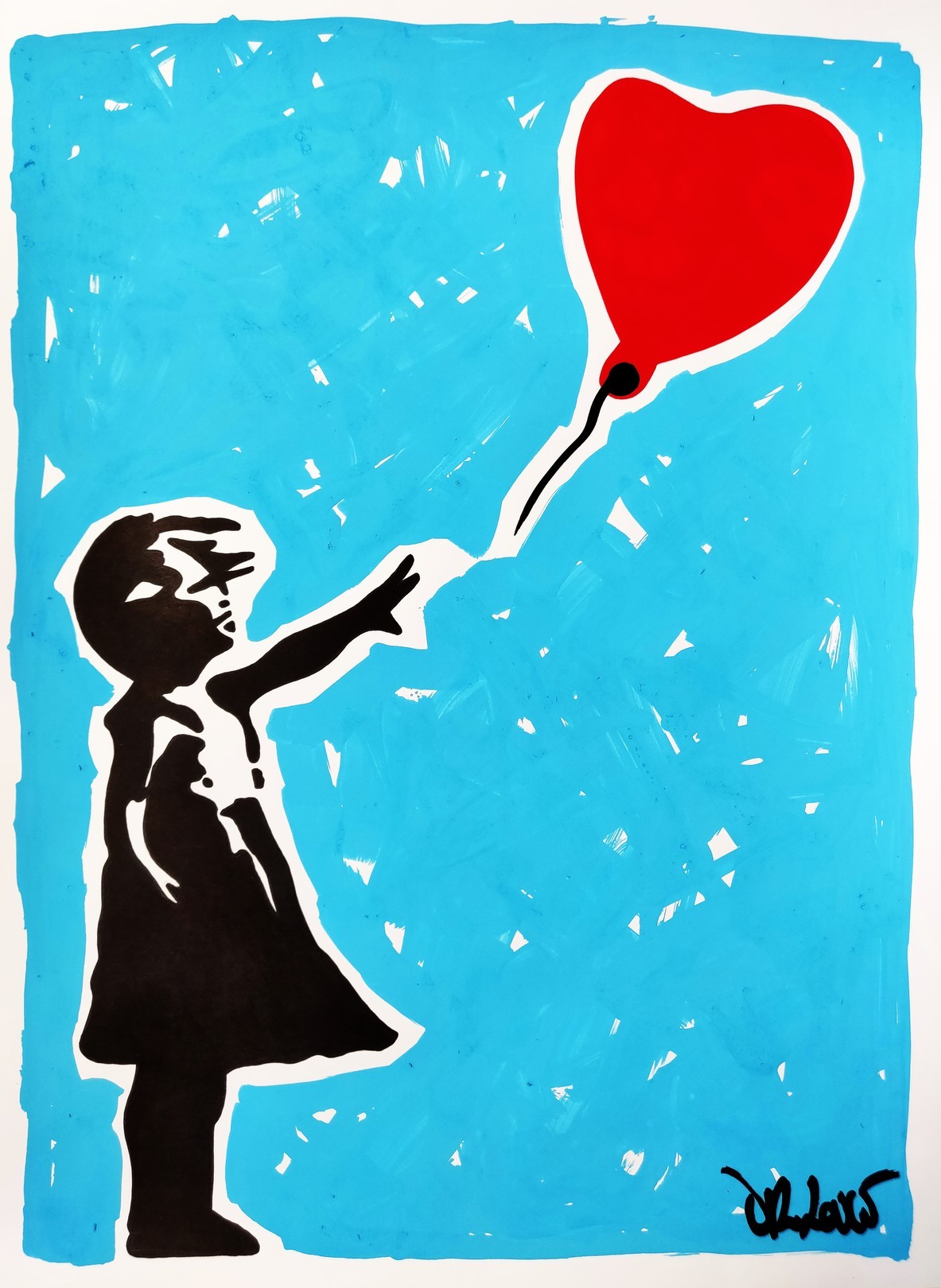 Dr. Love, Blue love (Banksy tribute) Dr. Love, Blue love (Banksy tribute)