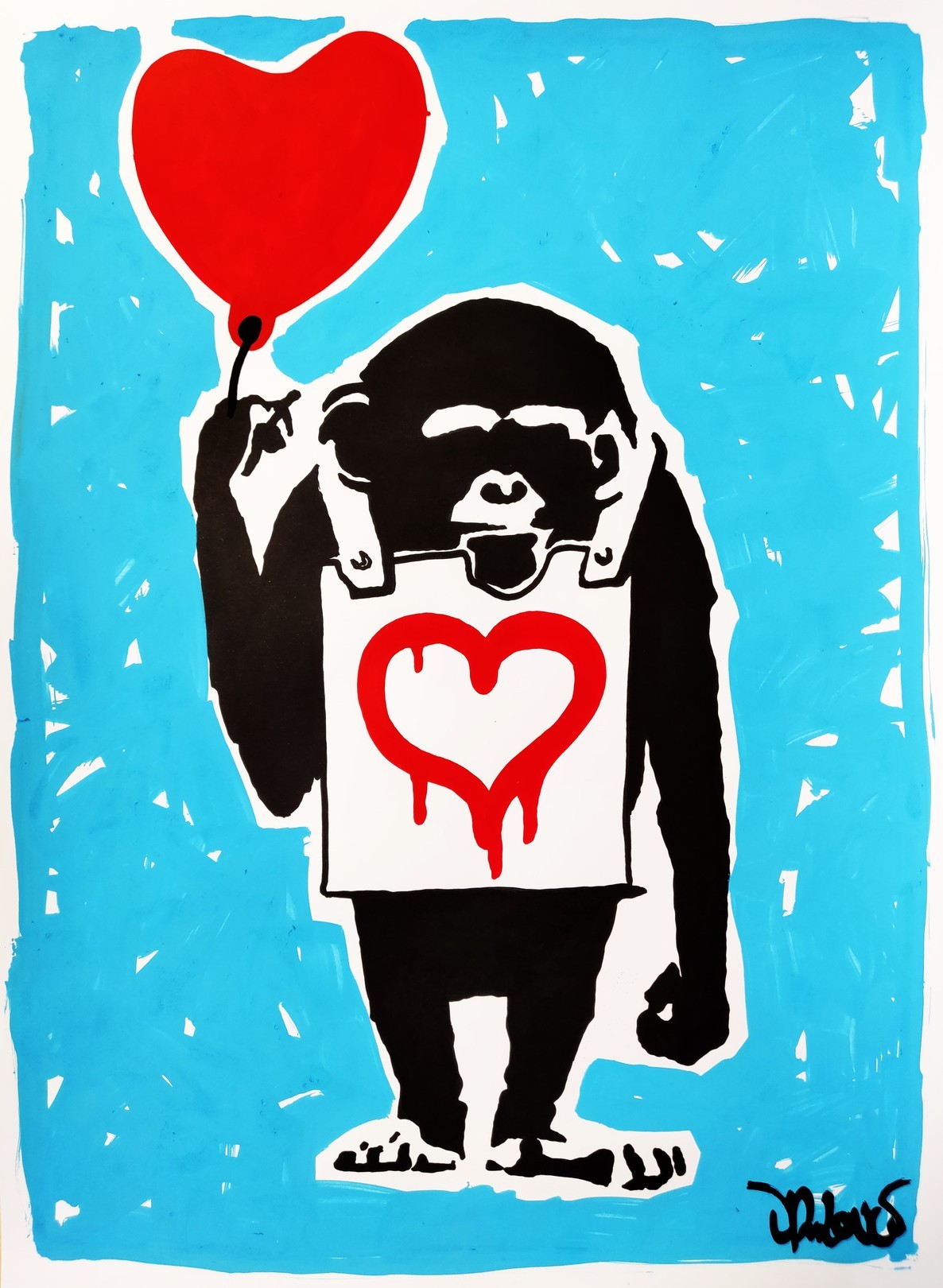 Dr. Love, Love monkey (a tribute to Banksy) Dr. Love, Love monkey (a tribute to Banksy)