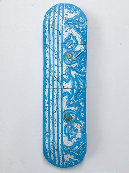 Sculpture, SKATE BOARD -Céramique Tiles, O Gringo