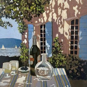 Painting, Pernod in the Shade, Mike Hall