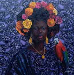 Gemälde, Ode To Her Radiance, Bakare Abubakri-sideeq Babatunde