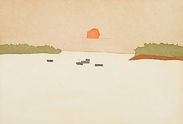 Drucke, Sunset Cove (Small Cuts), Alex Katz