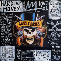 Gemälde, Hard rock Guns N Roses, Spaco