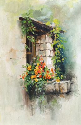 Peinture, Window of Blossoms, Hrach Baghdasaryan