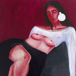 Gemälde, I stay, Daria Okhrimenko