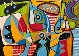 Painting, Composición, Enrique Pichardo