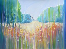 Peinture, Summer Dance over the Meadow, Gill Bustamante