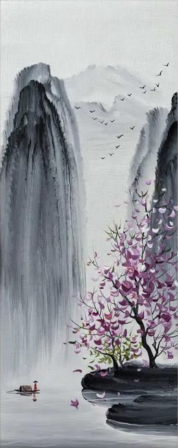 Painting, Paysage chinois 723, Xiu