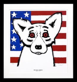 Print, God Bless America, George Rodrigue