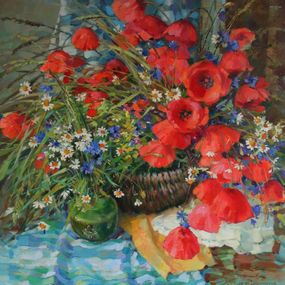 Painting, Still Life with Poppies, Suprunchuk Yuriy