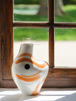 Design, Vase organique - Éclat ambré, Laura Dujoncquoy