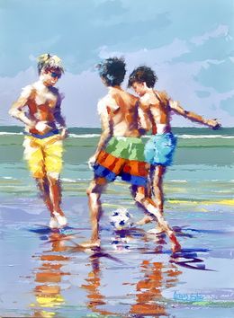 Gemälde, Foot de plage, Sylvie Gerard