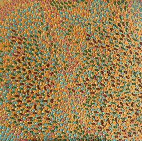 Peinture, Le cyprès jaune, Hugo Leboeuf