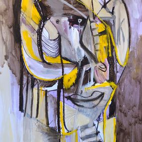 Painting, Masque singe, Julien Cuny