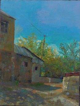 Painting, In the Old Street, Kamsar Ohanyan