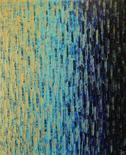 Painting, Dégradé or bleu, Jonathan Pradillon