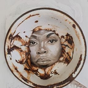 Painting, Gaze Through Time, Keith Zenda