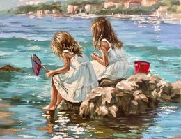 Gemälde, Adventures by the sea, Anna Reznikova