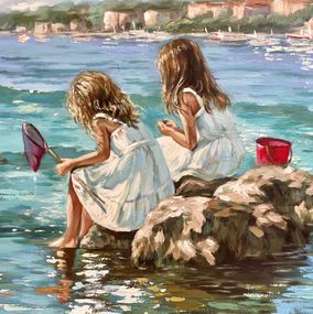 Painting, Adventures by the sea, Anna Reznikova