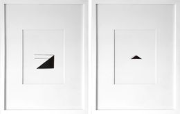 Sculpture, Diptych: Imprints / I Am Yourself: Wall and Triangle. Art wall installation, Casey Waterman