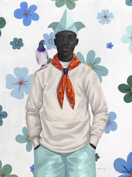 Painting, Every Man Has His Own Time, Elijah Olanase
