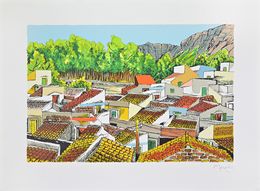 Édition, Landscape in Sicily, Renzo Meschis