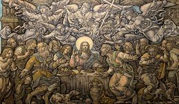 Painting, The Last Supper, Oleg Litvinov