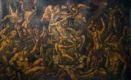 Painting, Descent from the Cross, Oleg Litvinov