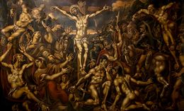 Painting, Crucifixion, Oleg Litvinov