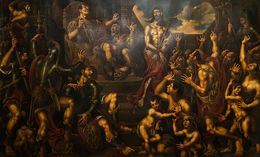 Painting, Christ before Pilate, Oleg Litvinov
