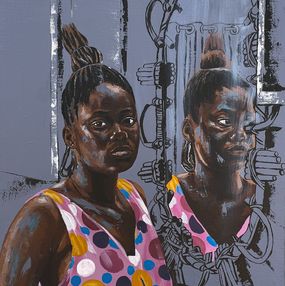 Pintura, Self-Reflection - 21st Century Contemporary, Figurative Portrait, Women, Eyitayo Alagbe